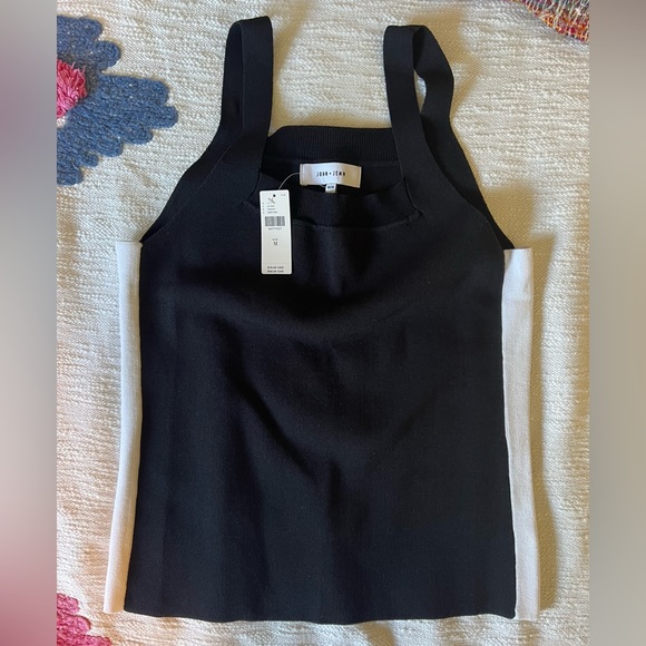 Anthropologie John + Jenn Knit Tank with side panel - Picture 1 of 4